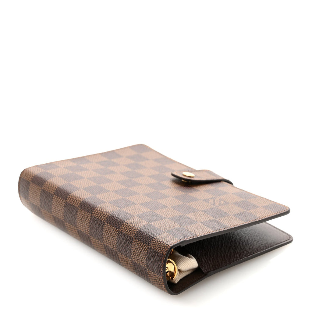 Louis Vuitton Damier Ebene Medium Ring Agenda Cover