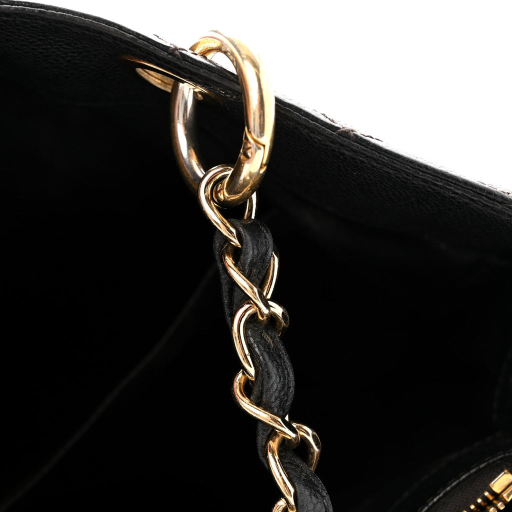 Chanel Caviar Quilted Grand Shopping Tote GST Black