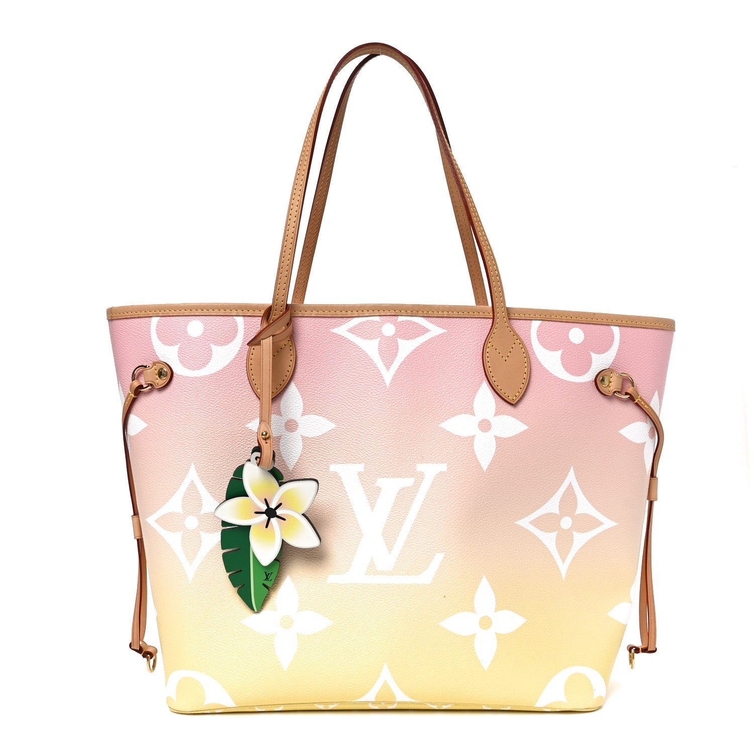 Louis Vuitton Monogram Giant By The Pool Neverfull MM Light Pink
