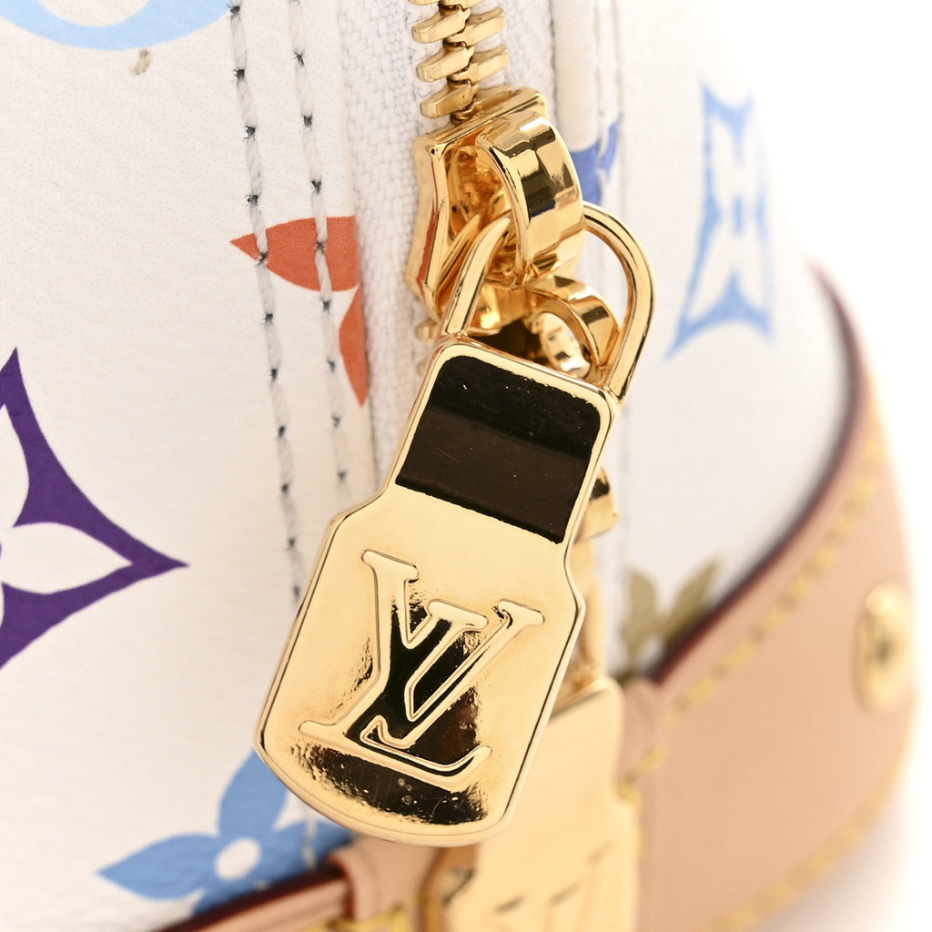 Louis Vuitton LV x TM Monogram Multicolor Alma BB White