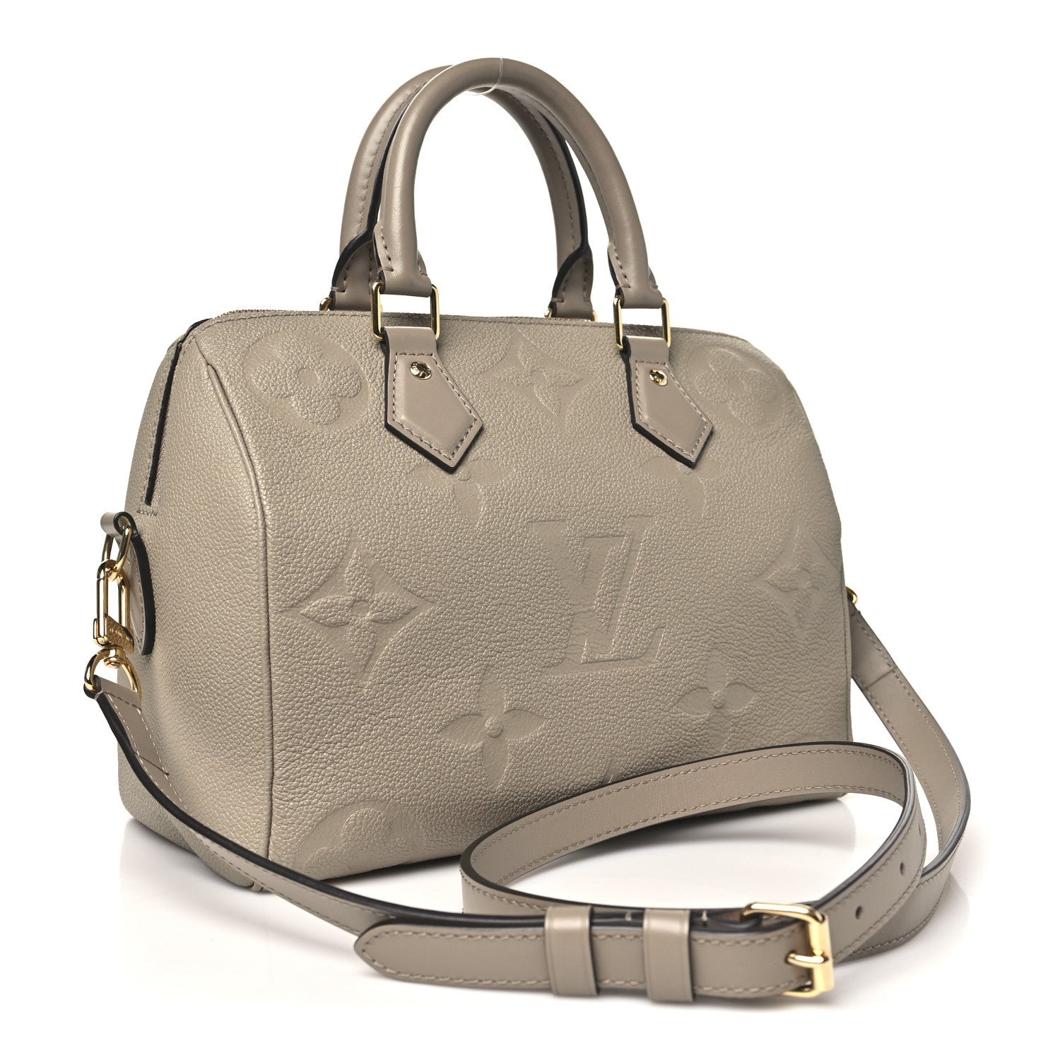Louis Vuitton Empreinte Monogram Giant Speedy Bandouliere 25 Tourterelle