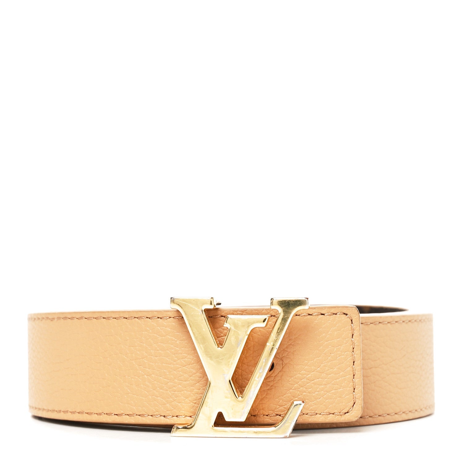 Louis Vuitton Monogram Calfskin 30mm LV Initiales Reversible Belt 80 32 Arizona