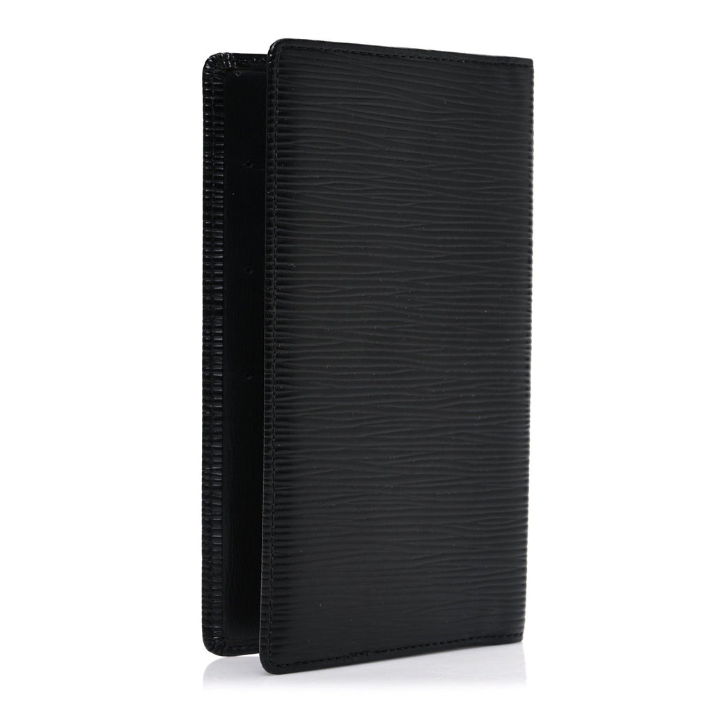 Louis Vuitton Epi Pocket Agenda Cover Black