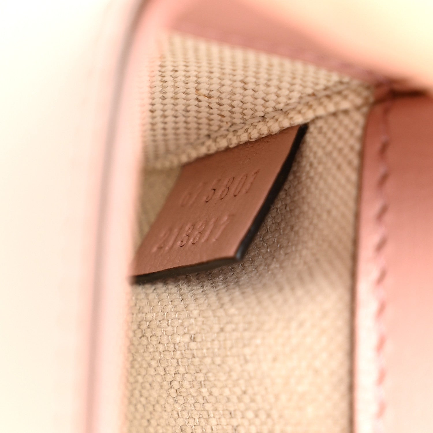 Gucci Azalea Calfskin Crystal GG Monogram Mini Horsebit 1955 Shoulder Bag Dusty Rose
