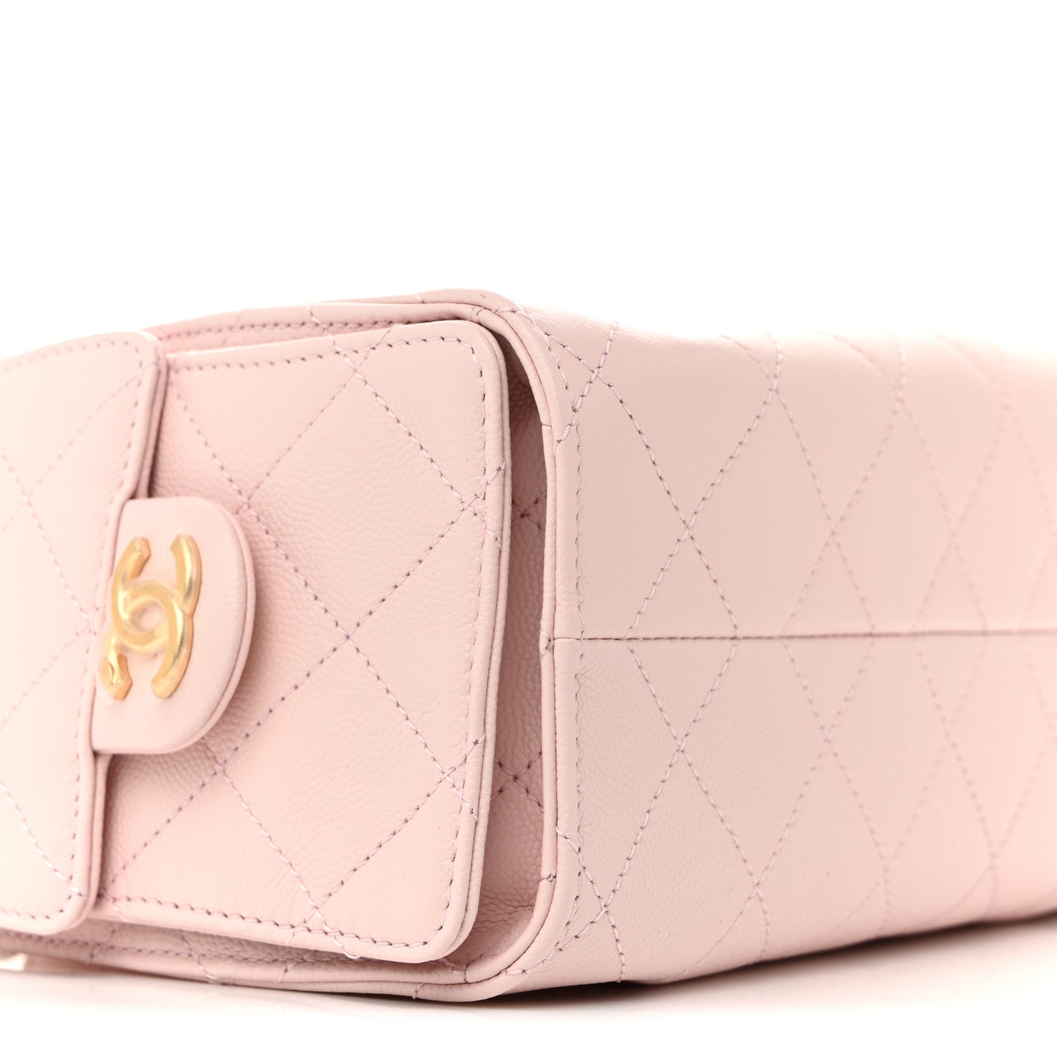 Chanel Caviar Quilted Mini Chanel 25 Handbag Light Pink