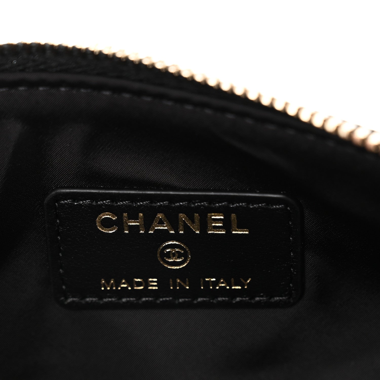 Chanel Velvet Effect Nylon Shiny Crumpled Calfskin Quilted Chanel 25 Clutch With Chain Black