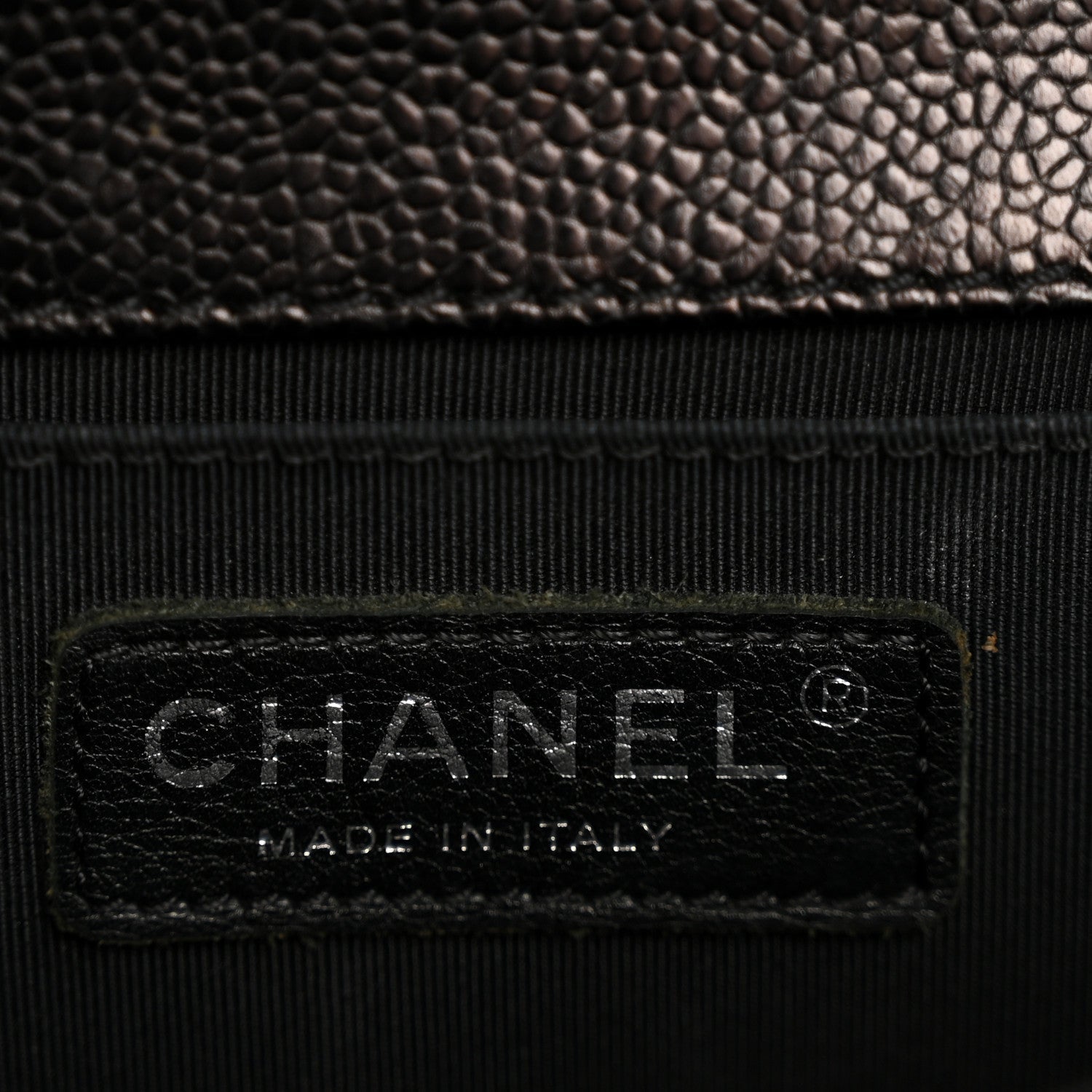 Chanel Caviar Quilted Medium Boy Flap Black