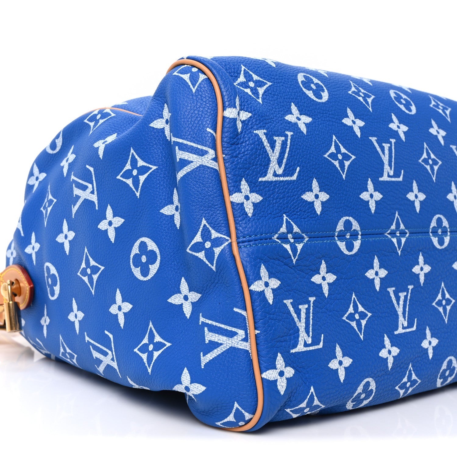 Louis Vuitton Calfskin Monogram Speedy P9 Bandouliere 40 Blue