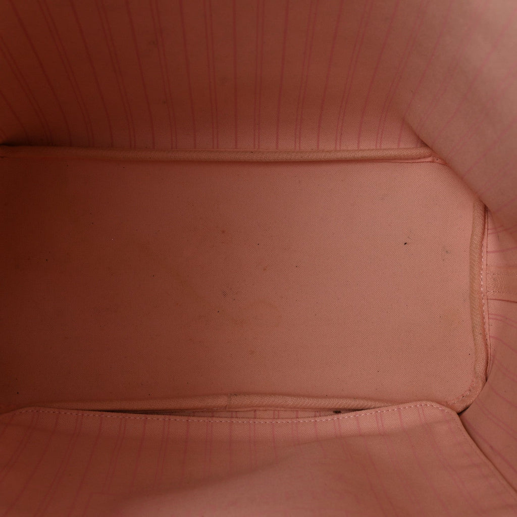 Louis Vuitton Damier Azur Braided Neverfull MM Pink