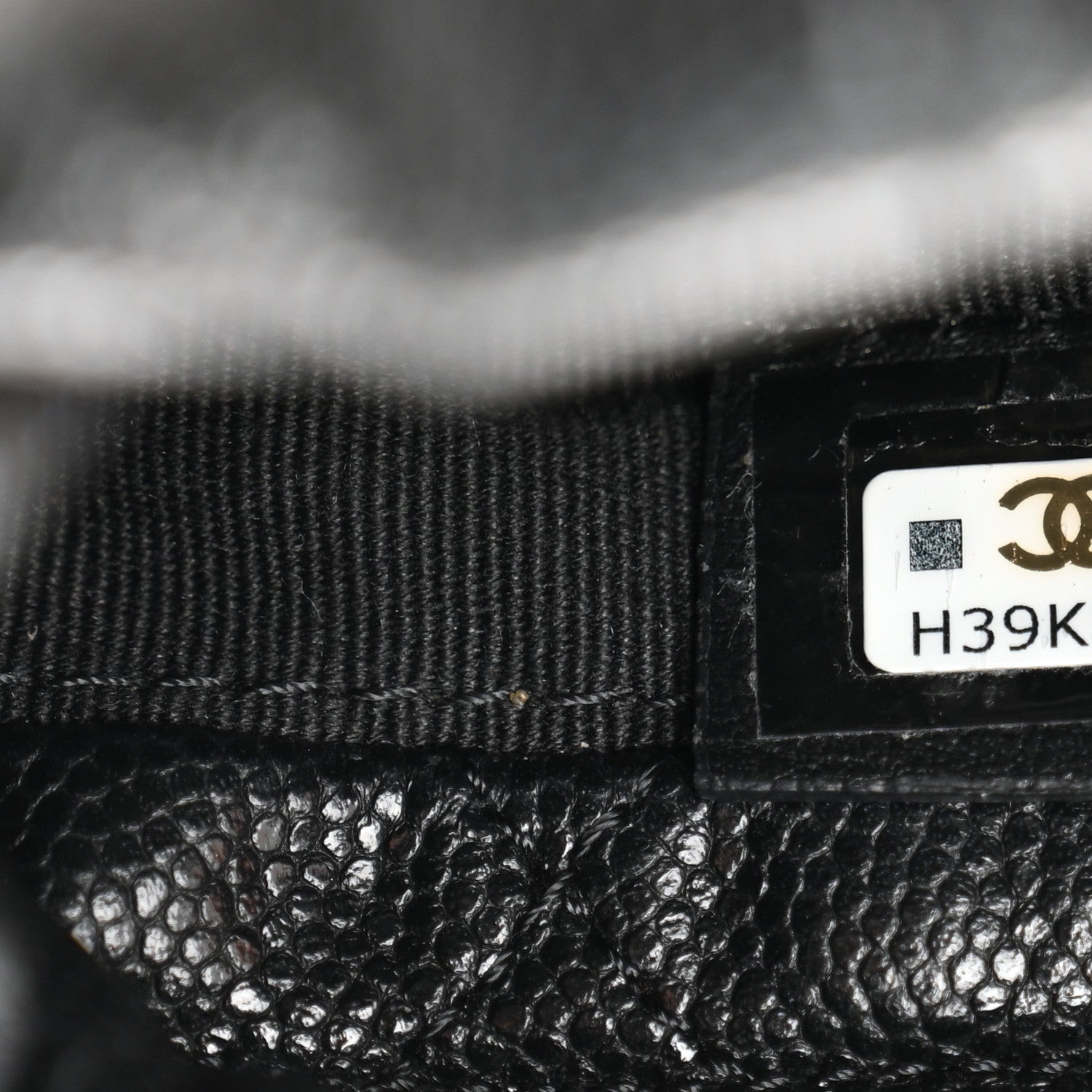 Chanel Caviar Quilted Coco First Bucket Clutch With Chain Black