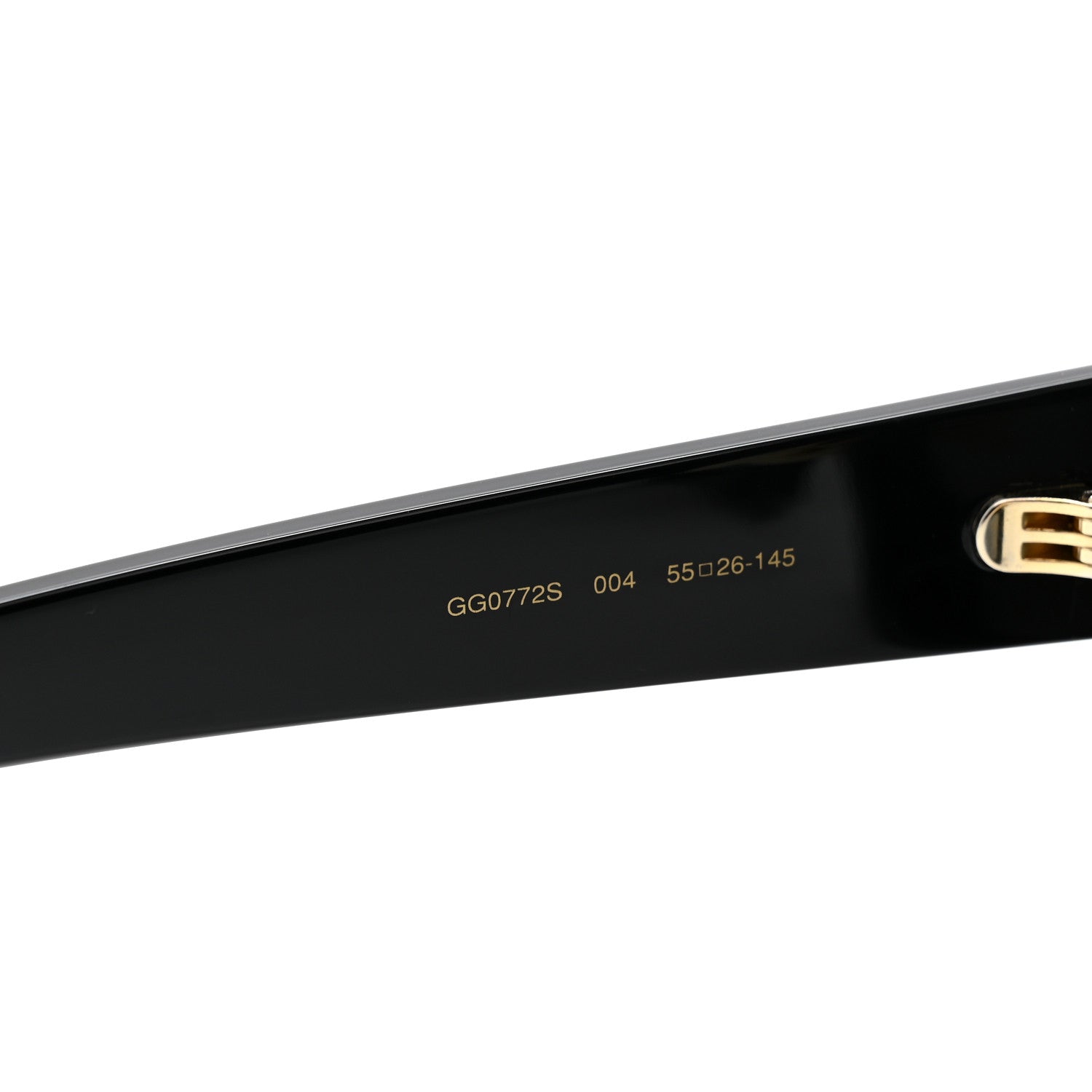 Gucci Acetate Square Sunglasses GG0772S Black