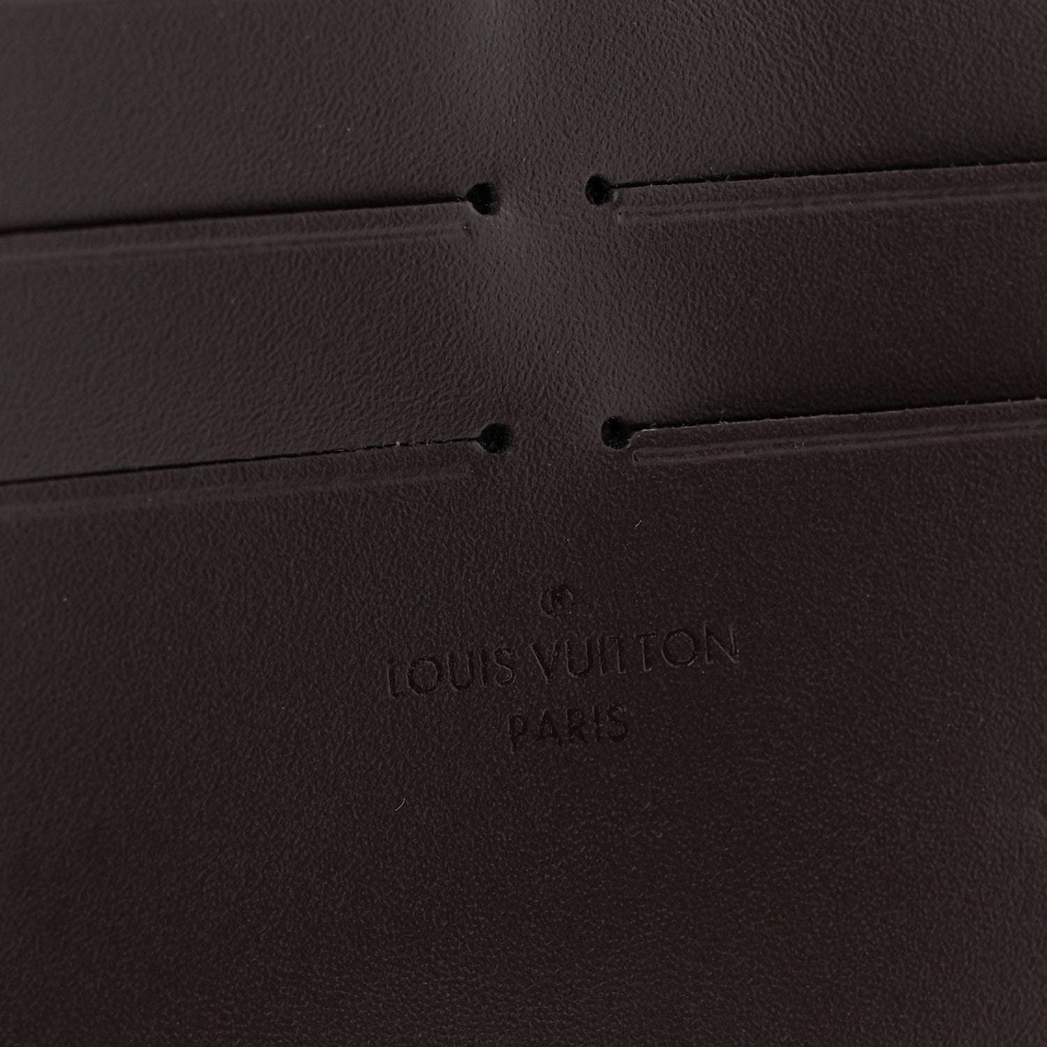 Louis Vuitton Calfskin Felicie Card Holder Insert Amarante