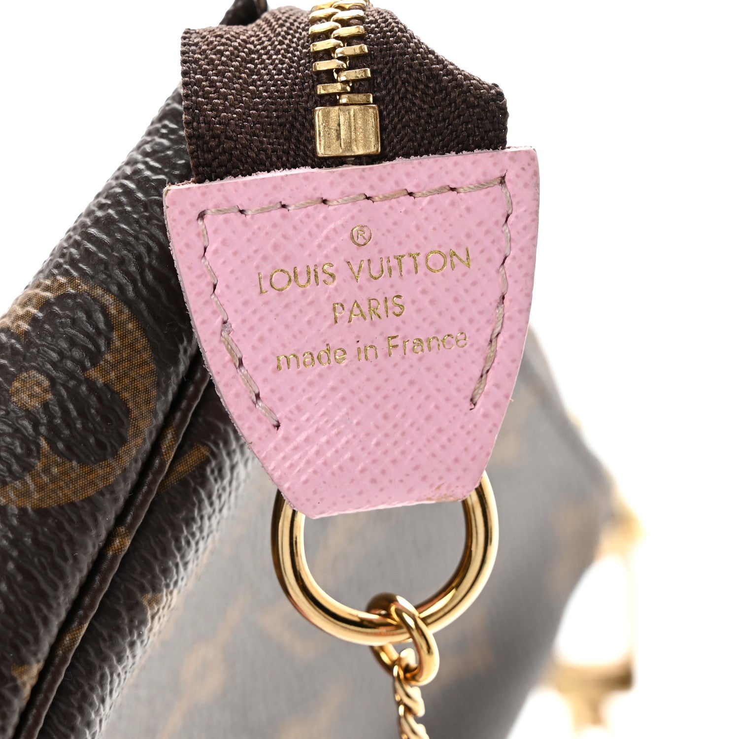 Louis Vuitton Monogram 2021 Christmas Animation Japanese Garden Mini Pochette Accessories Wisteria Pink