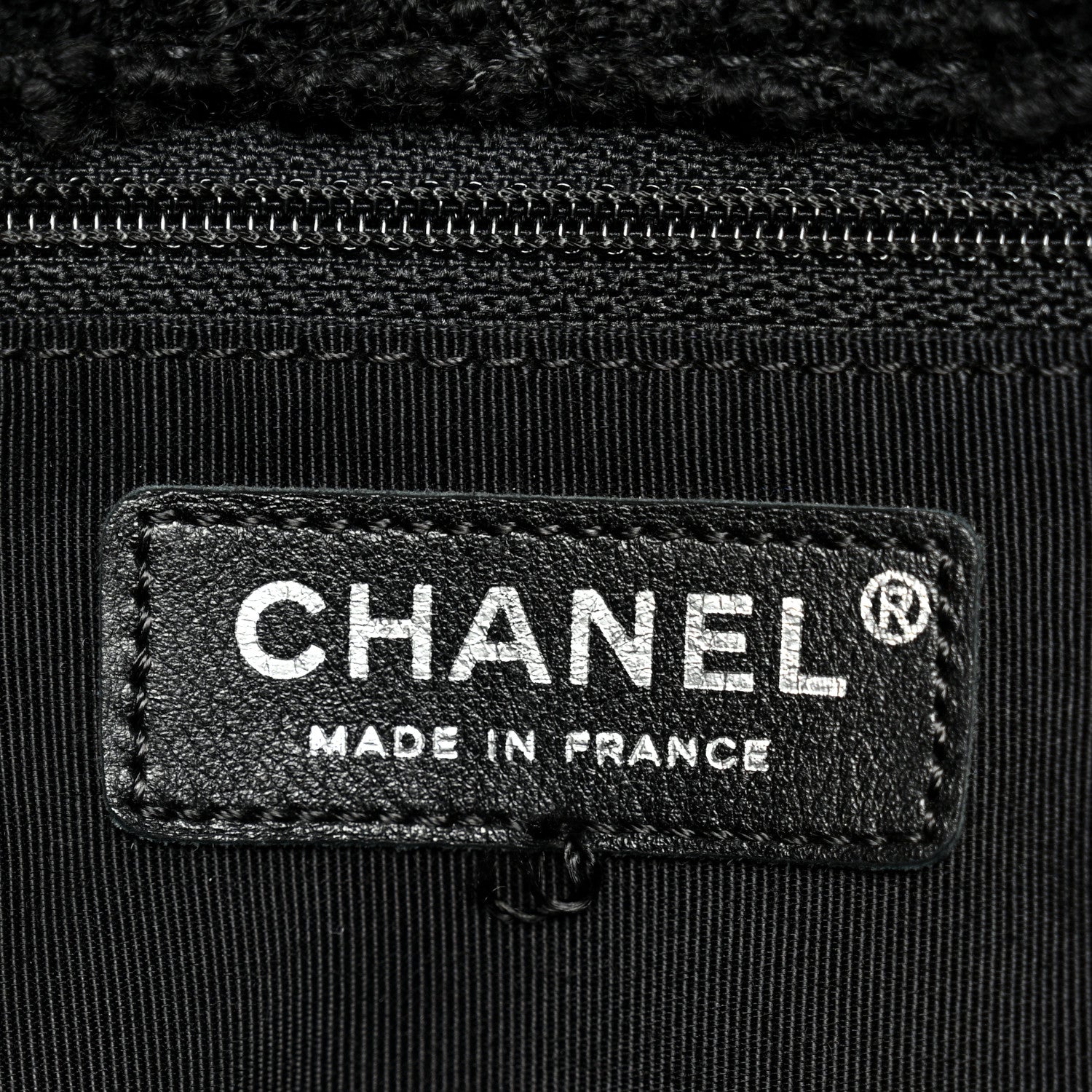 Chanel Easy Tweed Jumbo Reissue Messenger Flap Black