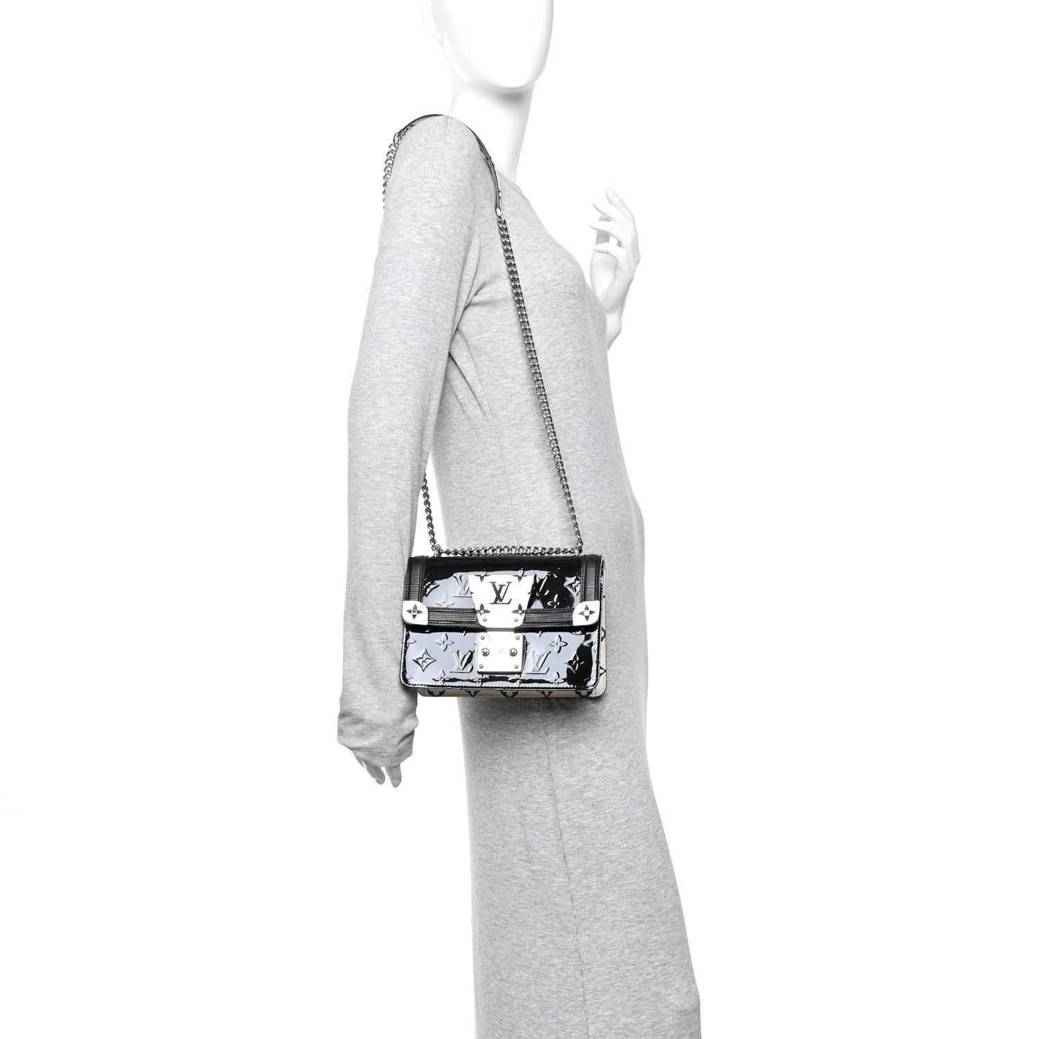 Louis Vuitton Vernis Epi Monogram Wynwood Black White