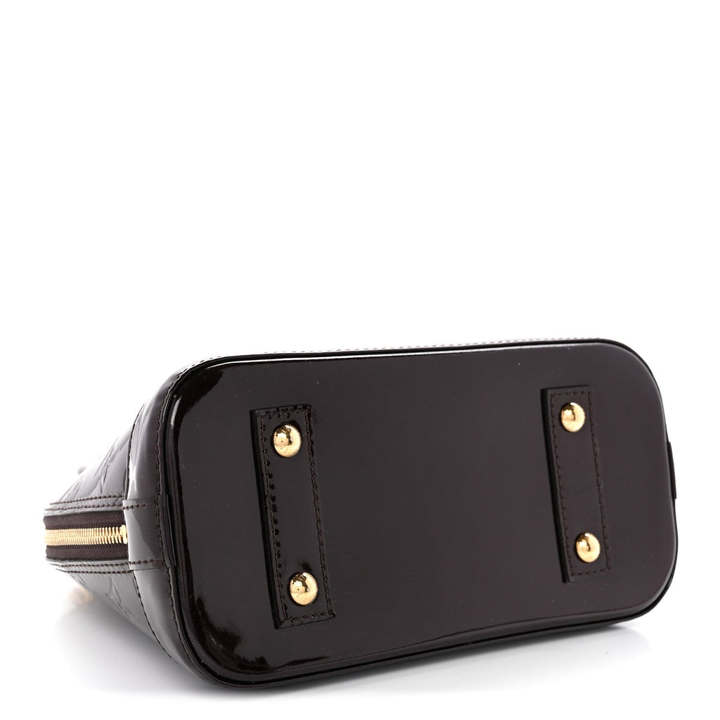Louis Vuitton Vernis Alma BB Amarante