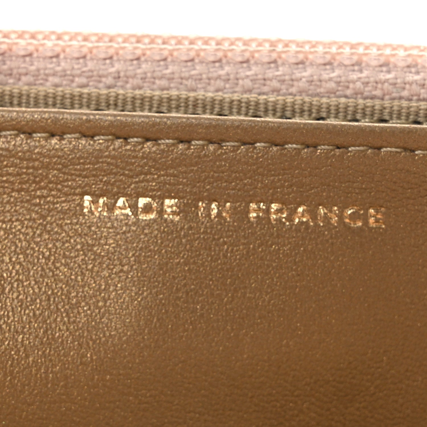 Chanel Lambskin Quilted CC Pearl Crush Wallet on Chain WOC Light Pink