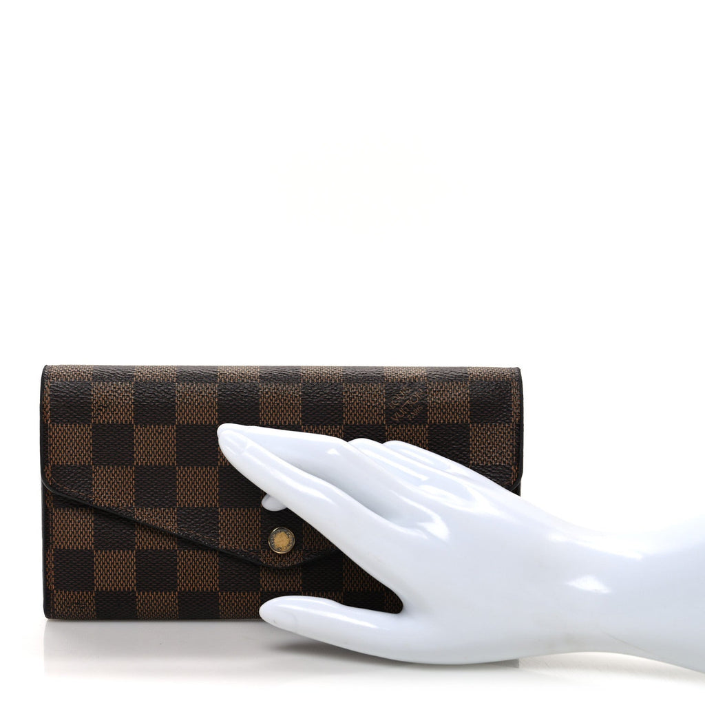 Louis Vuitton Damier Ebene Sarah Wallet NM