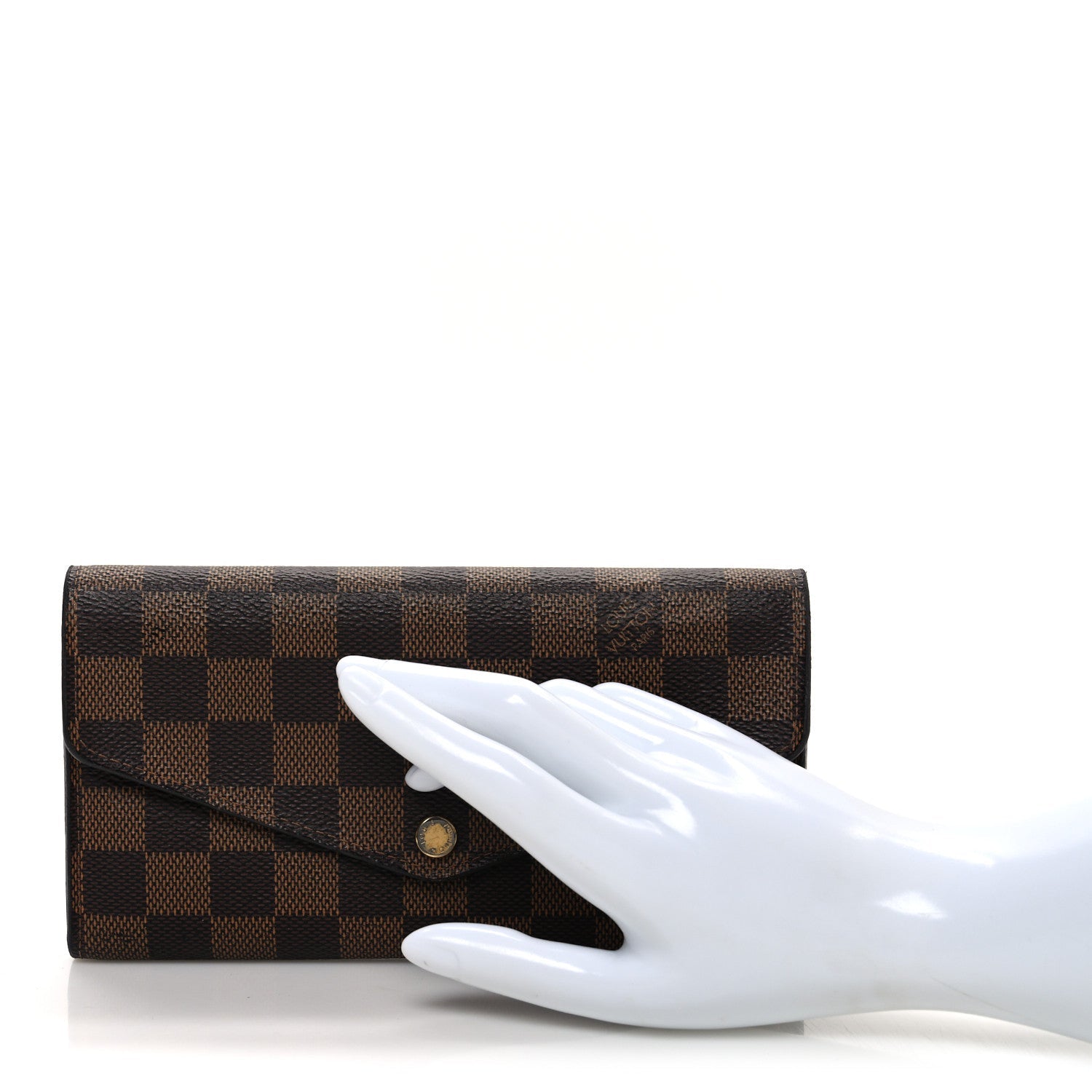 Louis Vuitton Damier Ebene Sarah Wallet NM