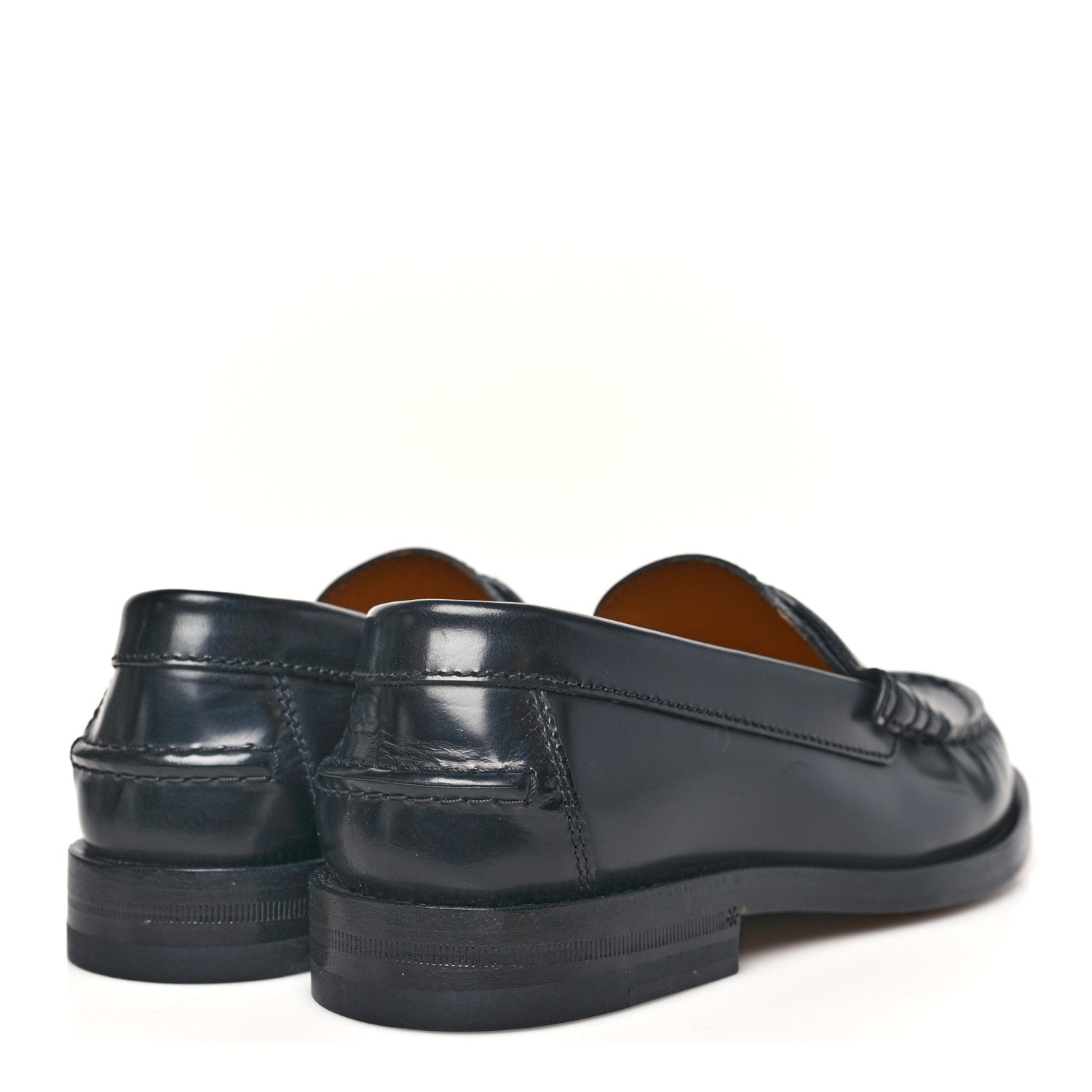 Gucci Millennial Ribot Cut Out Interlocking G Loafers 35.5 Black