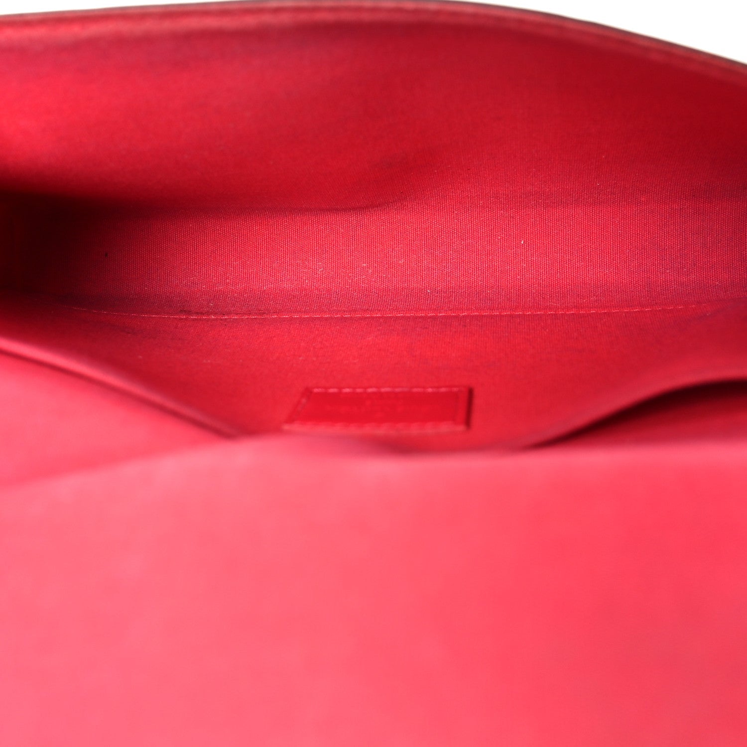 Louis Vuitton Vernis Felicie Pochette Chain Wallet Hot Pink