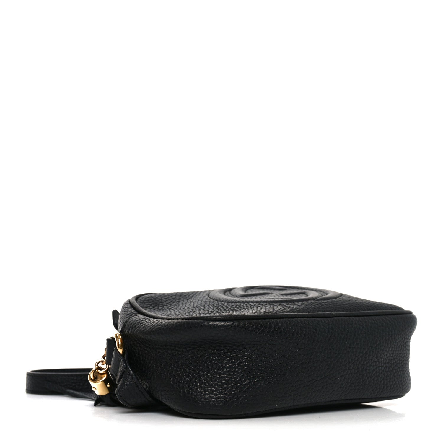 Gucci Pebbled Calfskin Small Soho Disco Bag Black