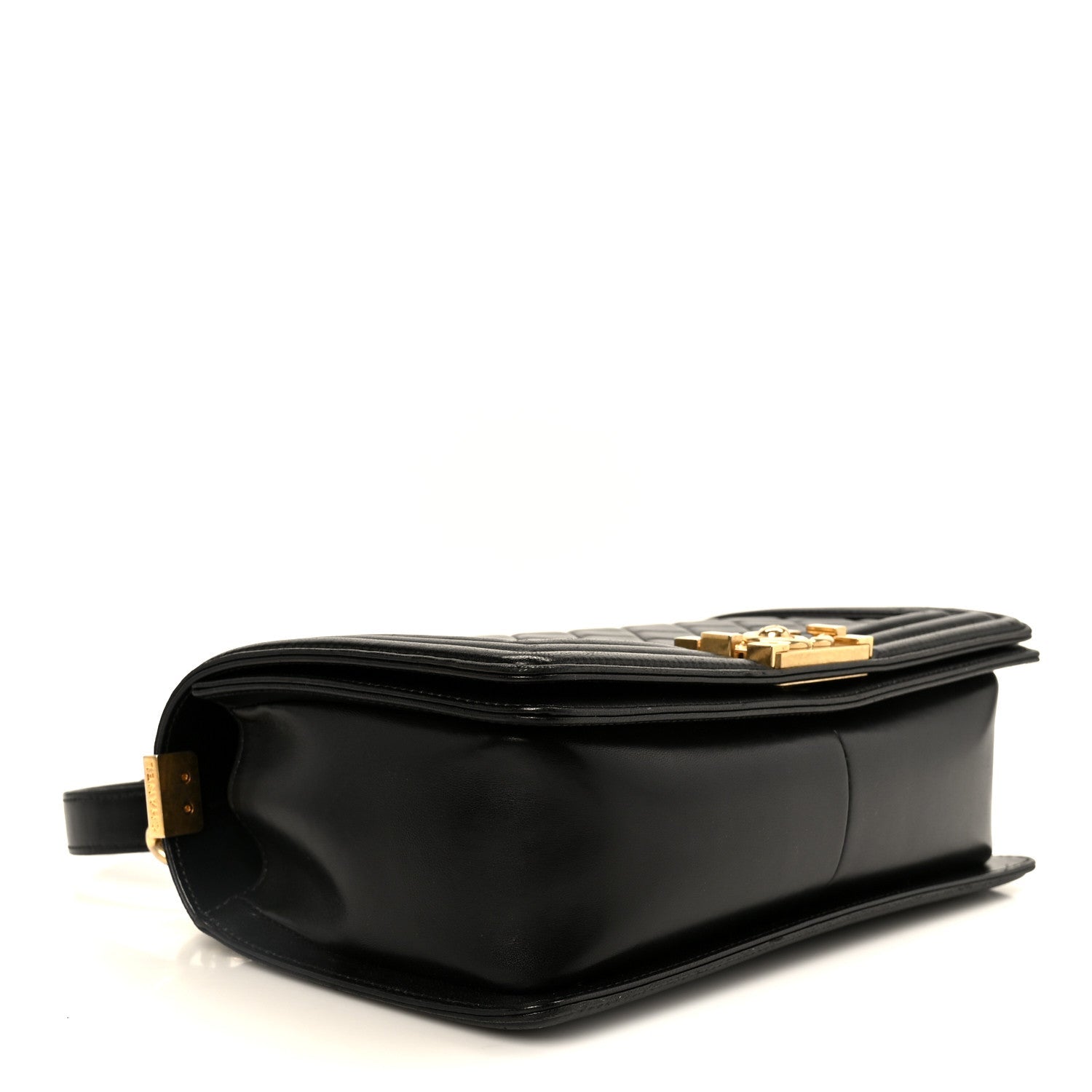 Chanel Lambskin Quilted Medium Boy Flap Black