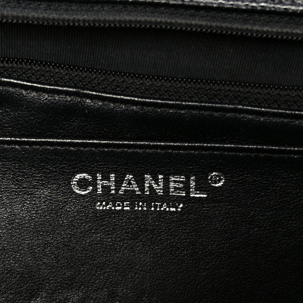 Chanel Caviar Quilted Jumbo Single Flap Black