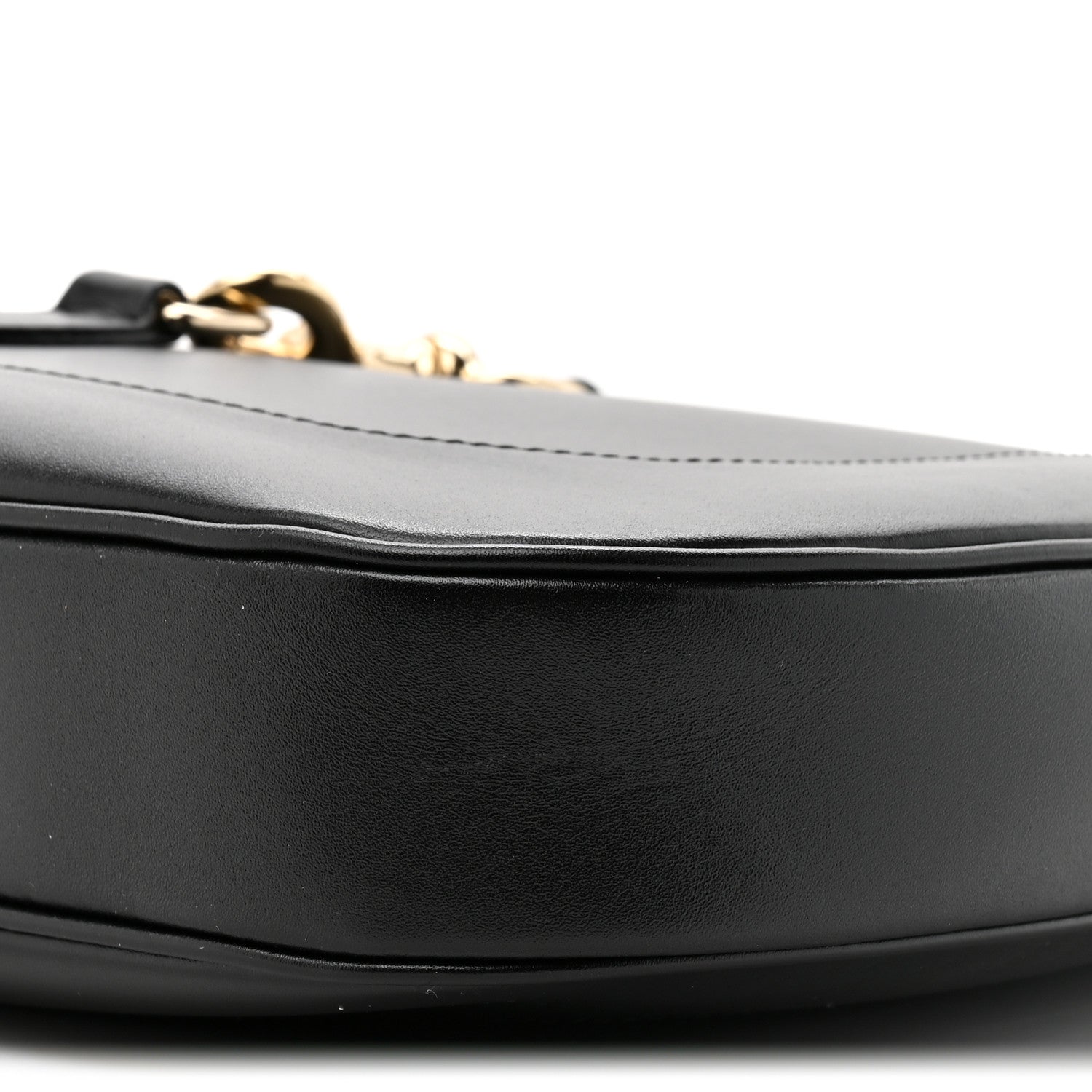 Gucci Ancora Calfskin Medium Jackie Shoulder Bag Black