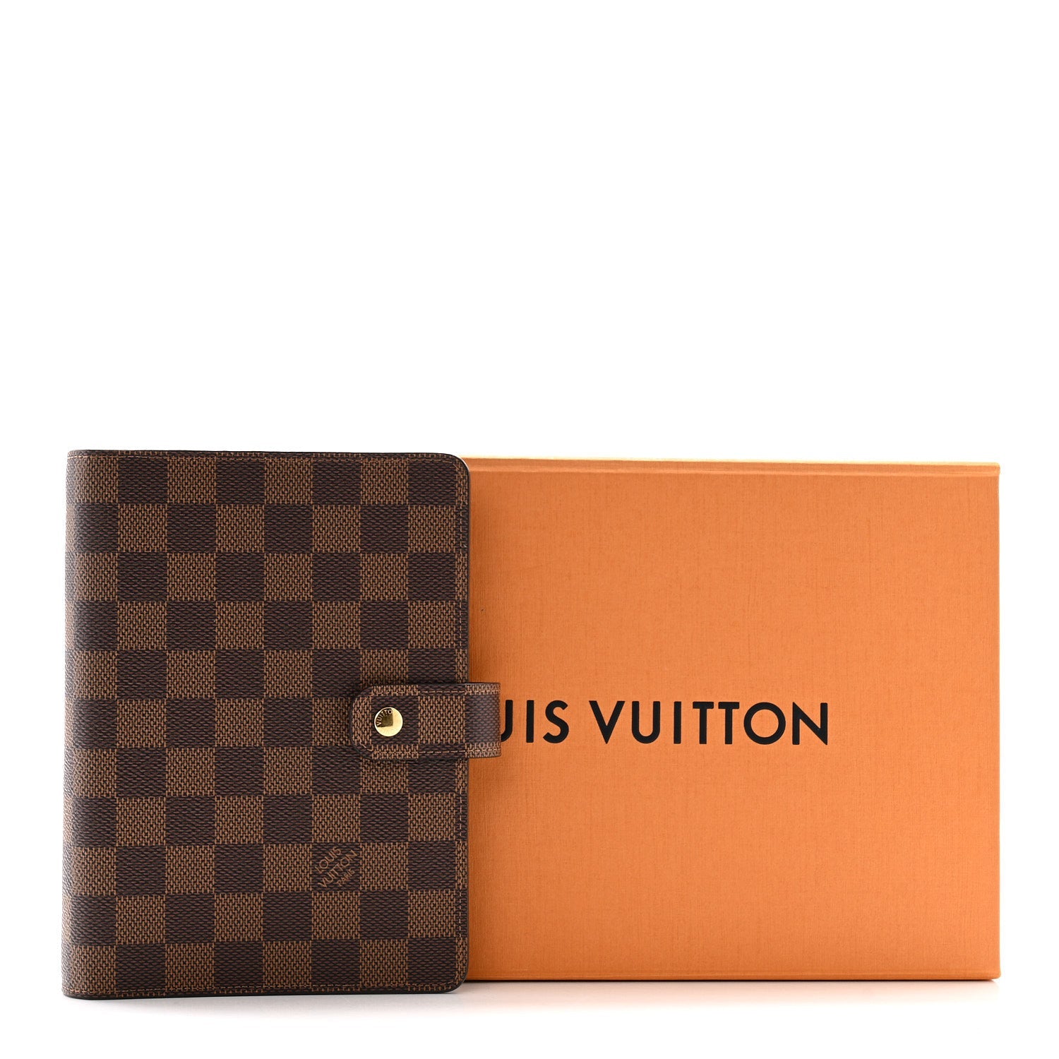 Louis Vuitton Damier Ebene Medium Ring Agenda Cover