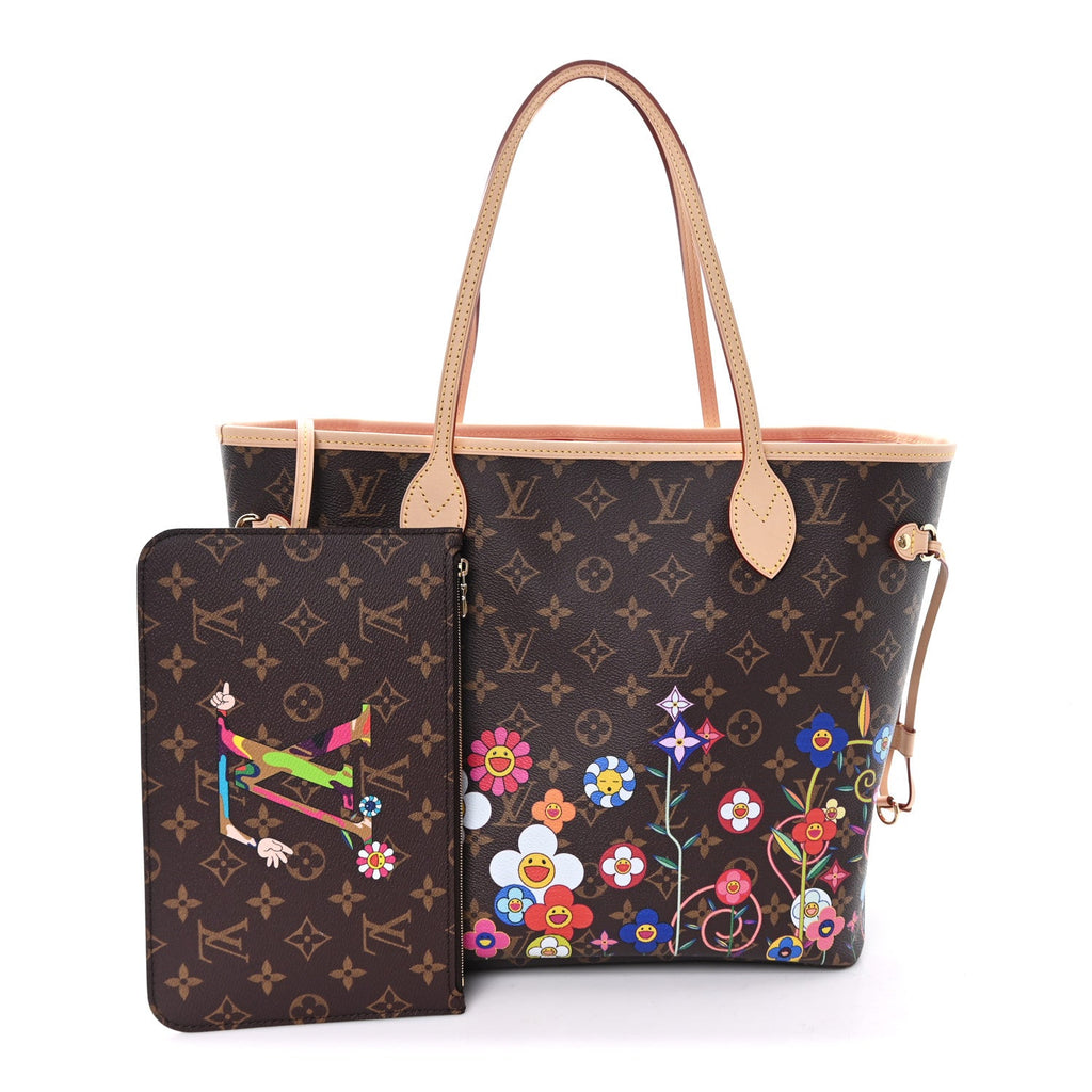 Louis Vuitton LV X TM Monogram Flowers Neverfull MM