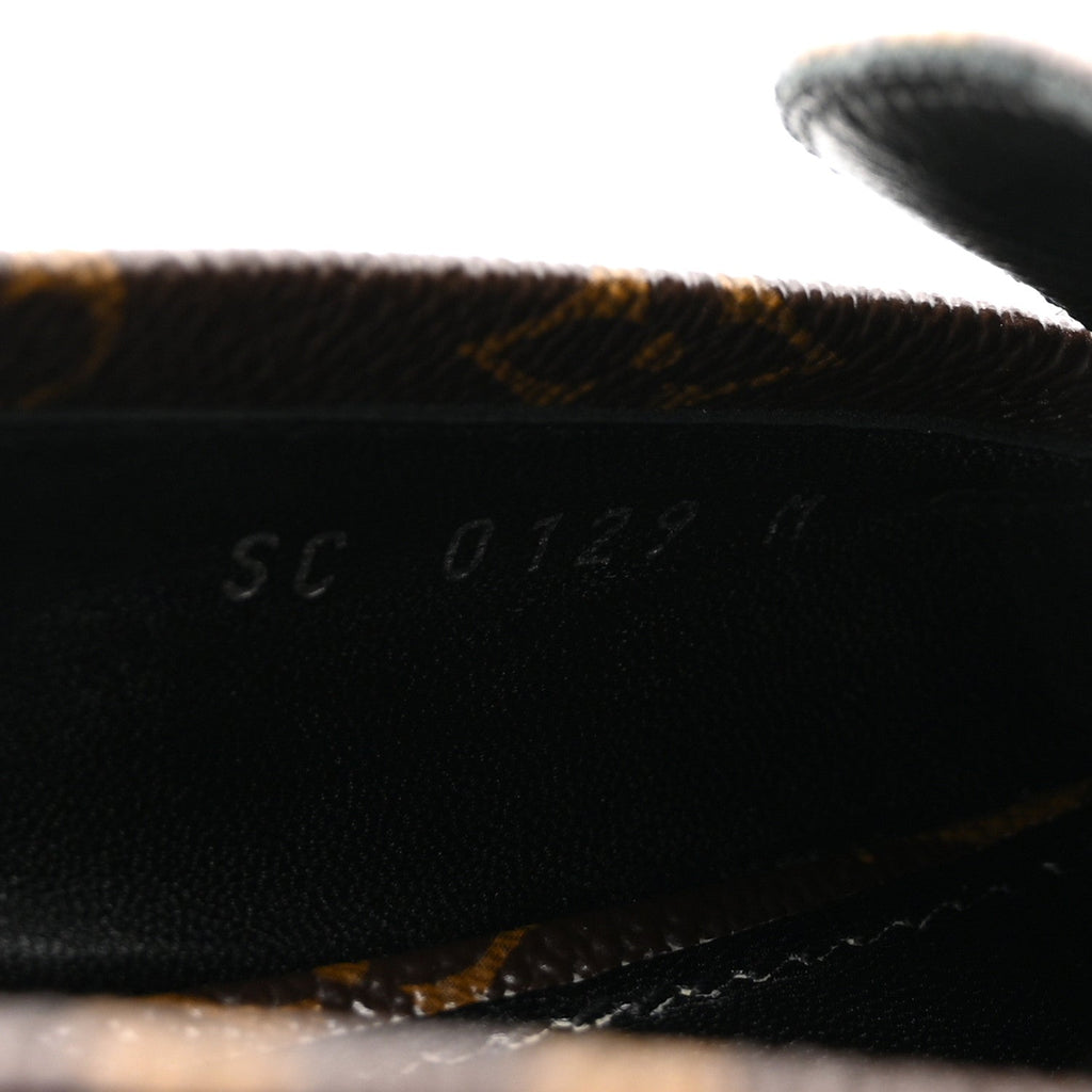 Louis Vuitton Monogram Upper Case Flat Loafer 38.5