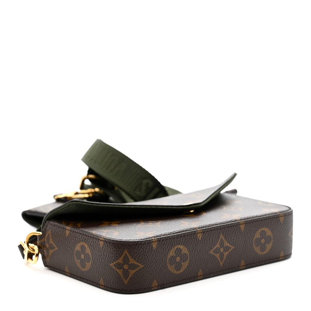 Louis Vuitton Monogram Felicie Strap & Go Kaki