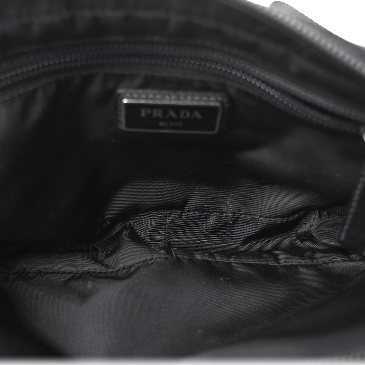 Prada Tessuto Nylon Belt Bag Black
