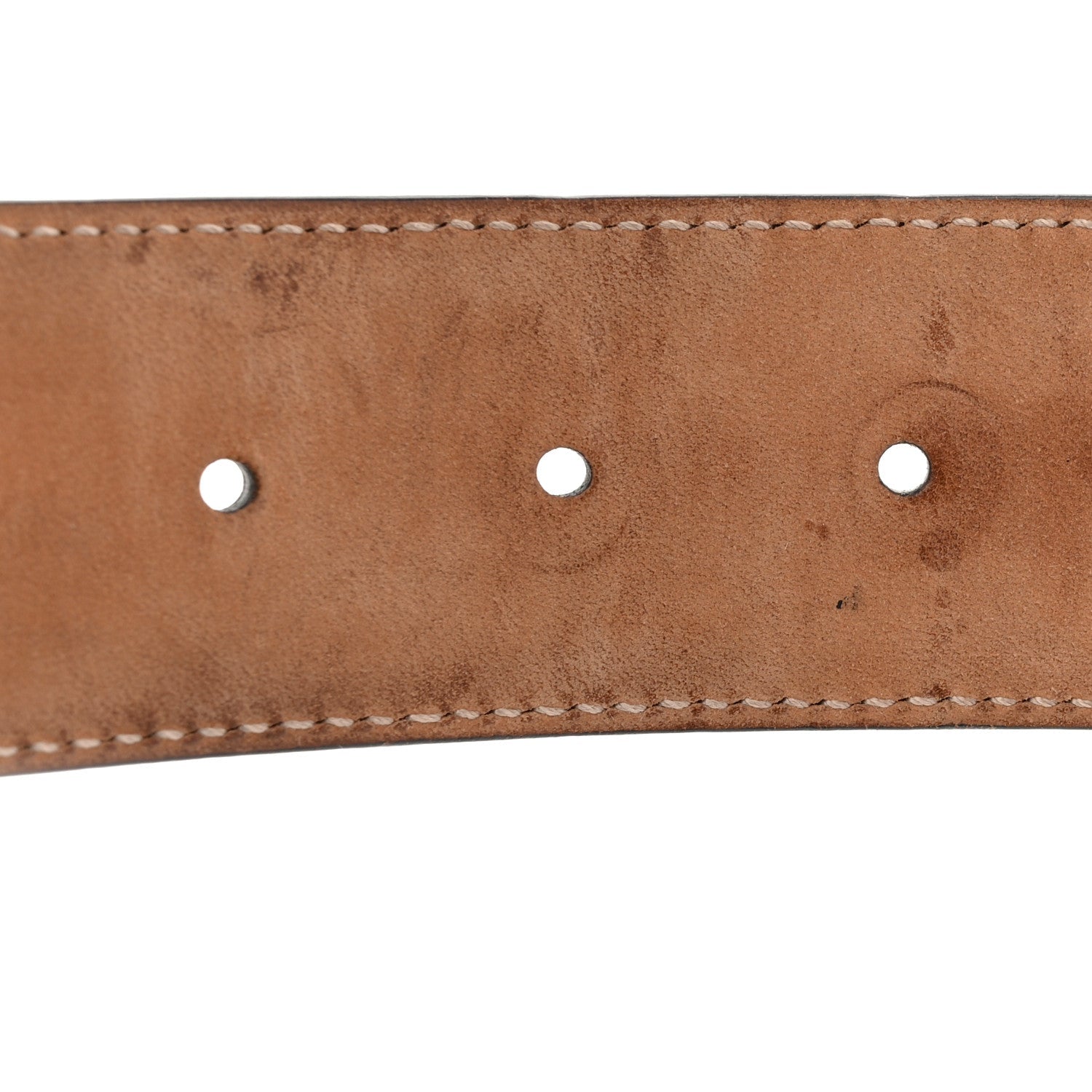 Gucci Guccissima Signature Interlocking G 40mm Belt 80 32 Black