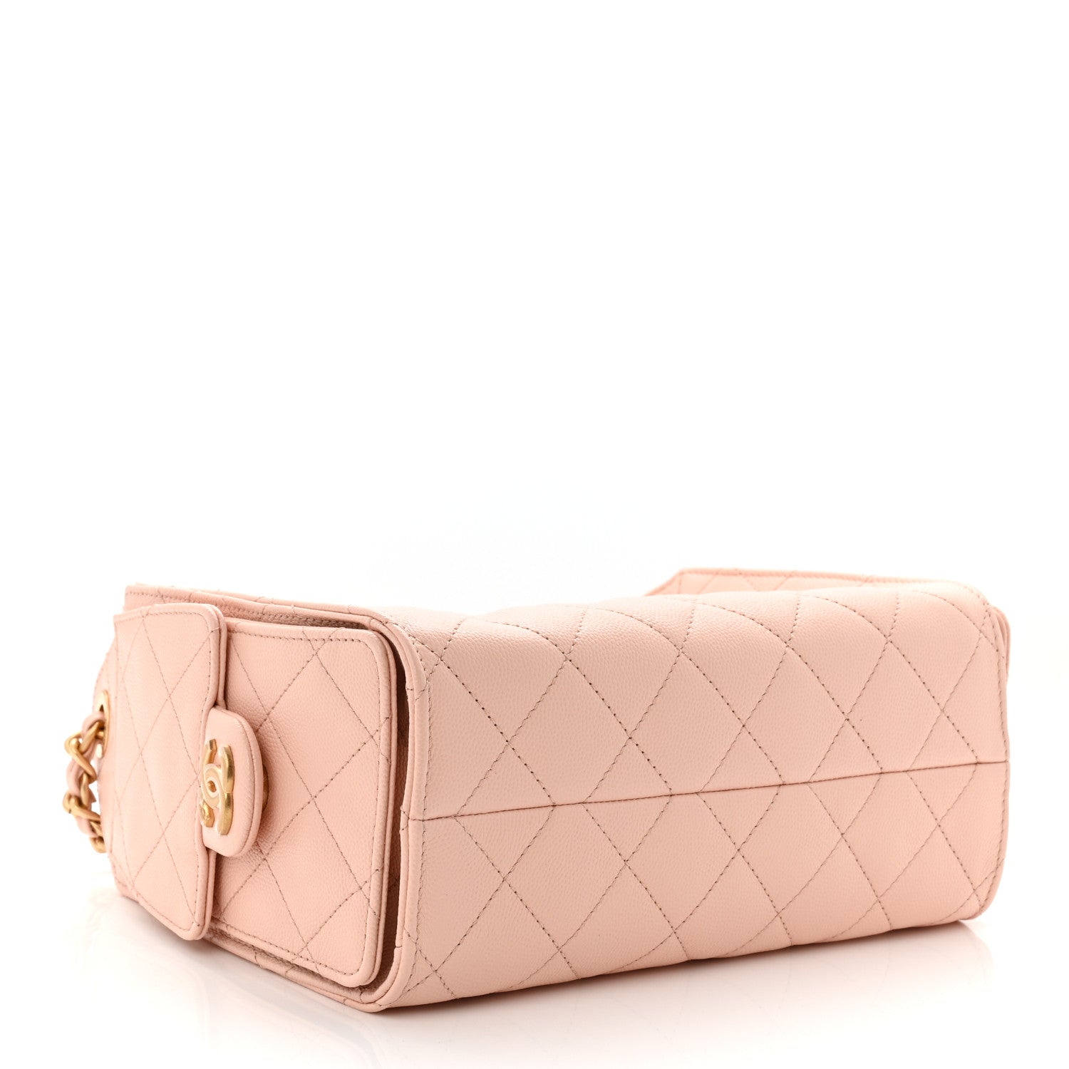 Chanel Caviar Quilted Mini Chanel 25 Handbag Light Pink