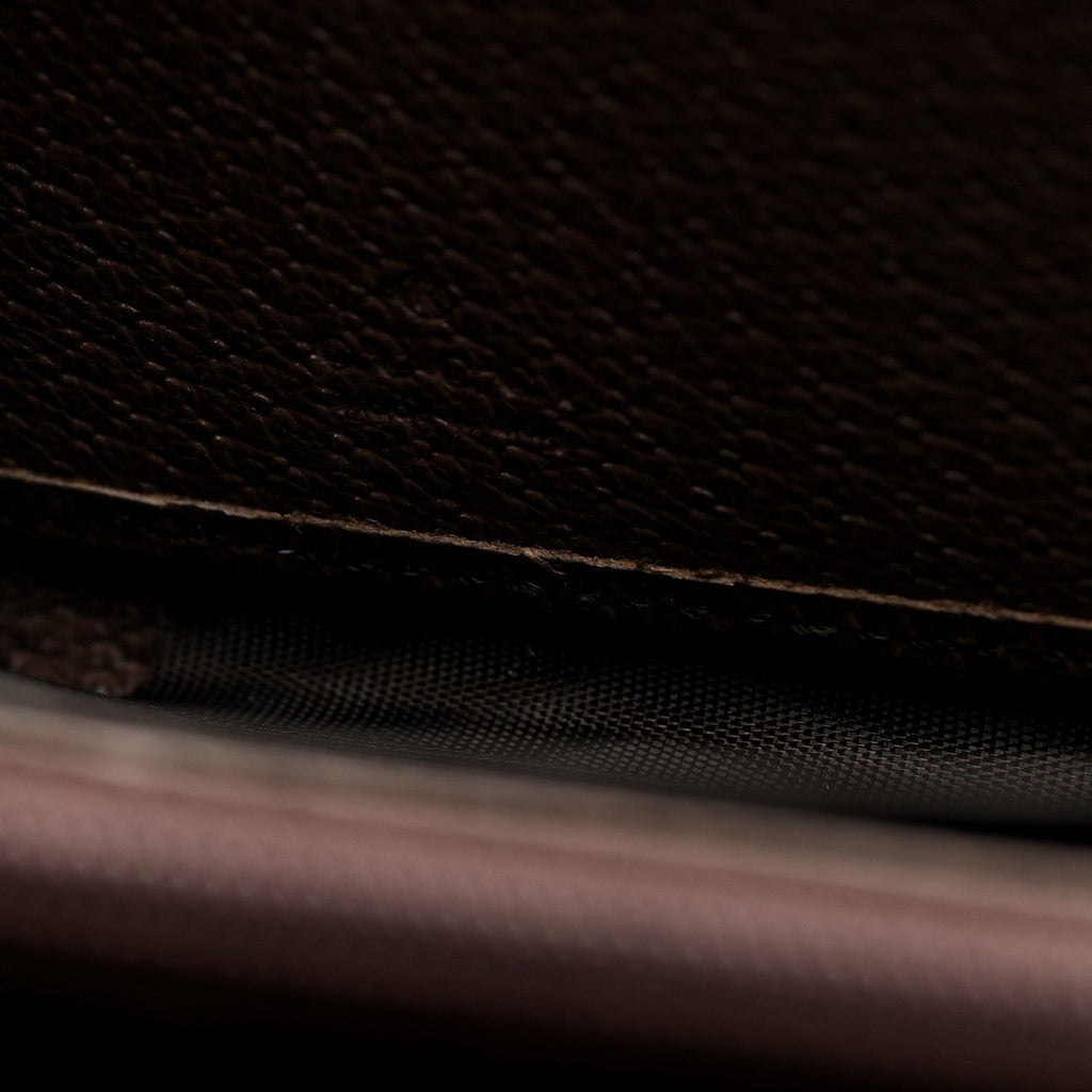 Gucci GG Supreme Monogram Web Ophidia Zip Around Wallet Brown