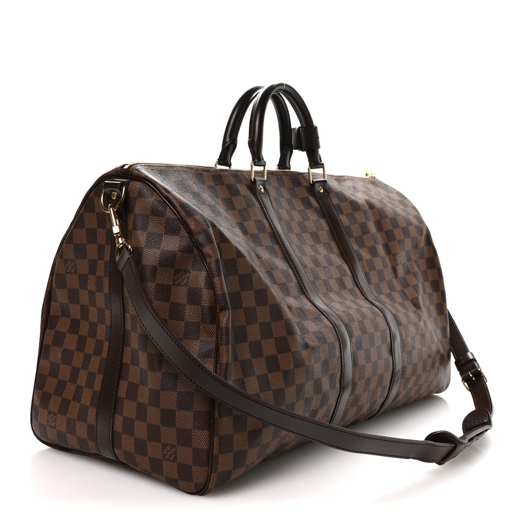 Louis Vuitton Damier Ebene Keepall Bandouliere 55