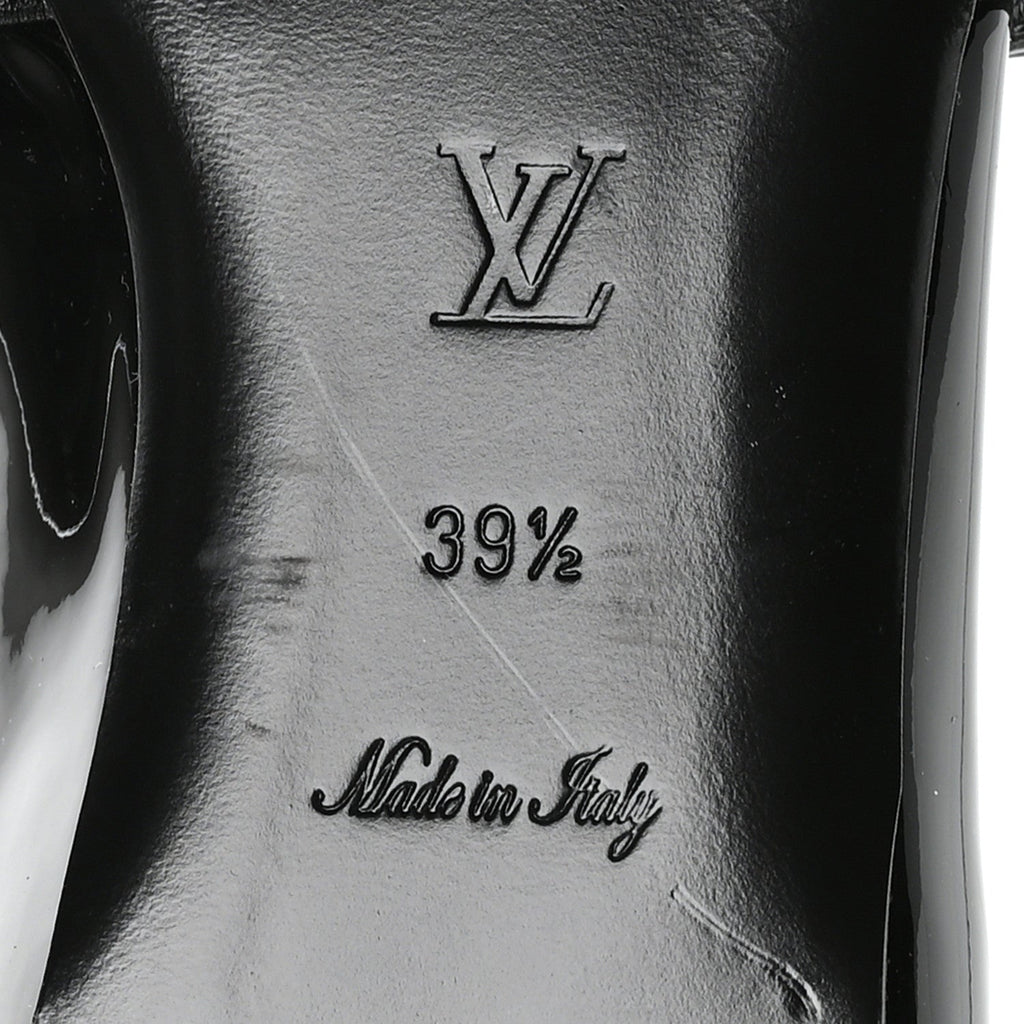 Louis Vuitton Patent Uniformes Ballet Flats 39.5 Black