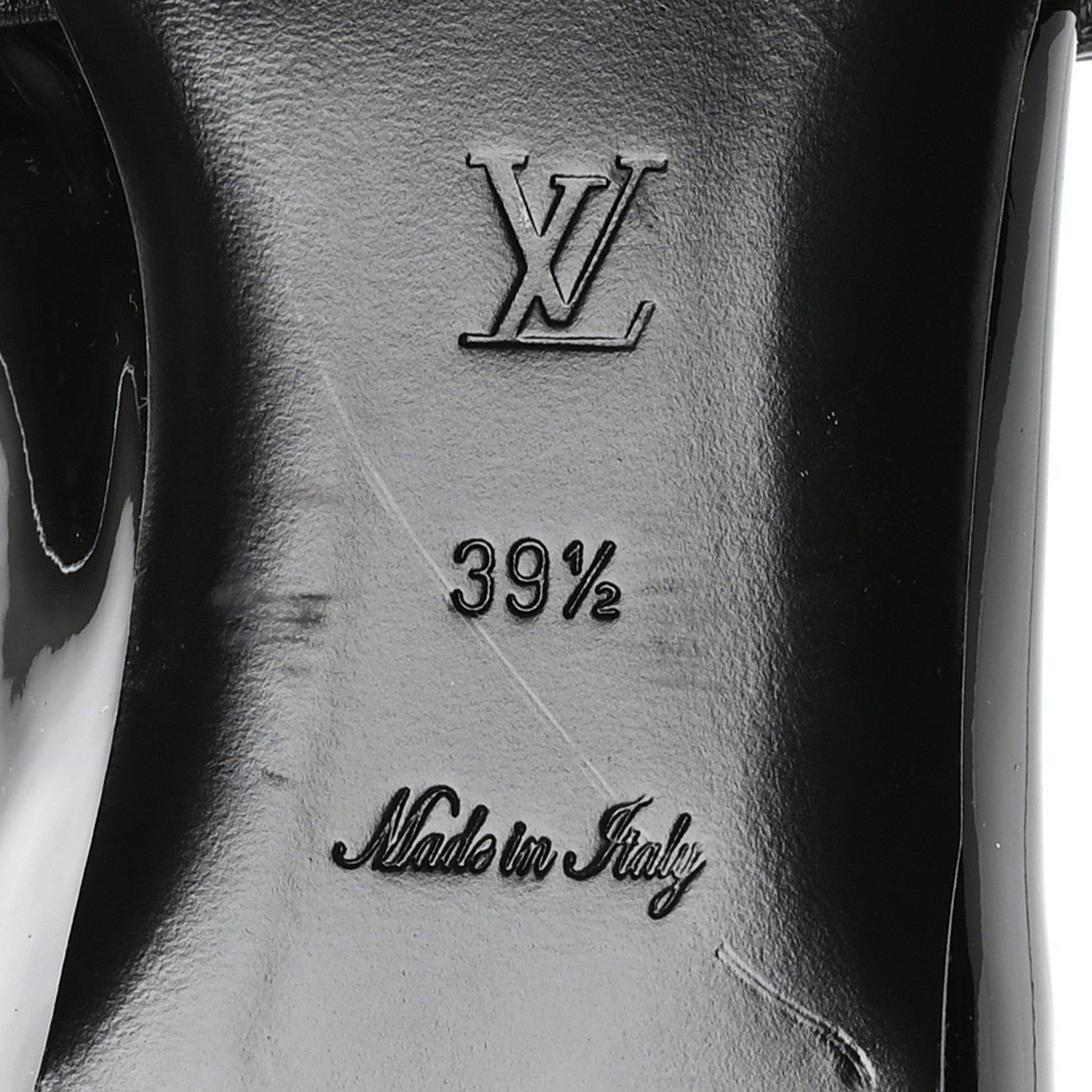 Louis Vuitton Patent Uniformes Ballet Flats 39.5 Black