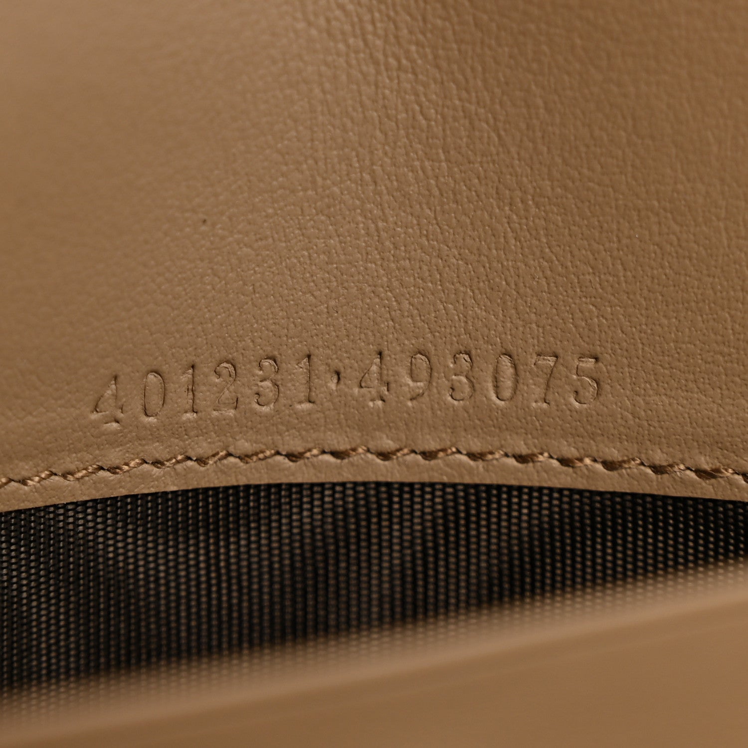 Gucci GG Supreme Monogram Mini Dionysus Chain Wallet Beige Taupe
