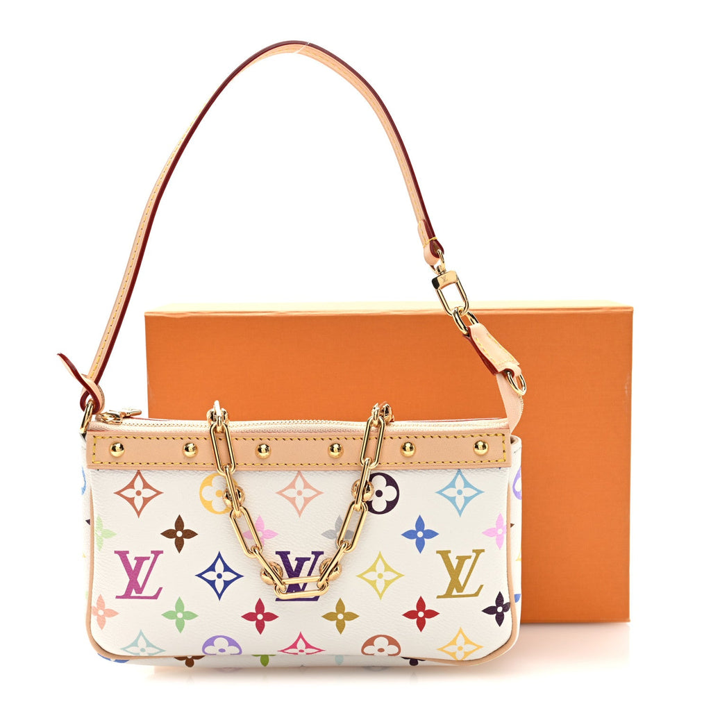 Louis Vuitton LV X TM Monogram Multicolor Pochette Accessories White