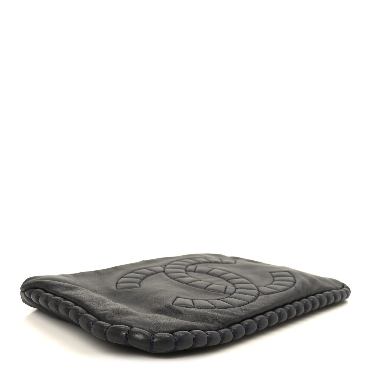 Chanel Calfskin On the Bund Pochette Black