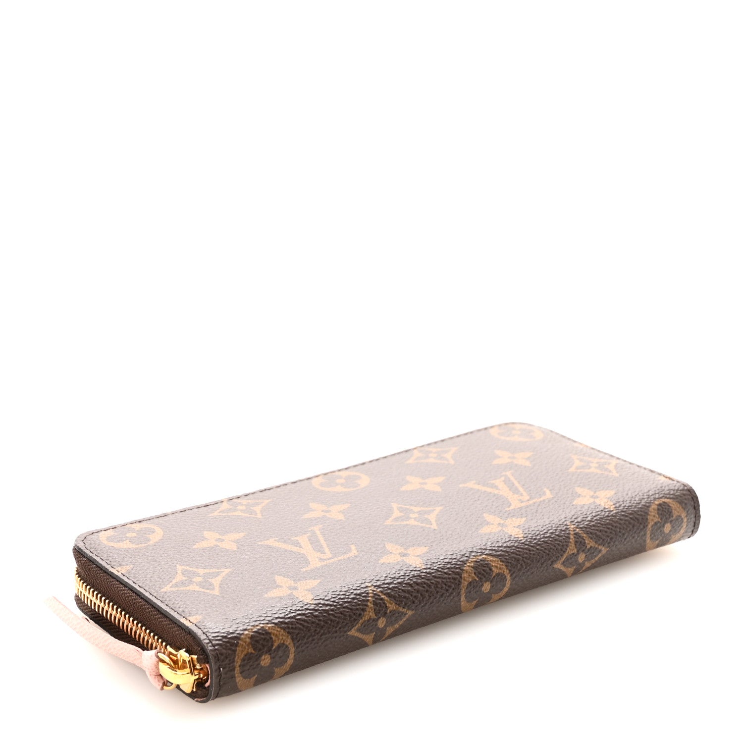 Louis Vuitton Monogram Clemence Wallet Rose Ballerine
