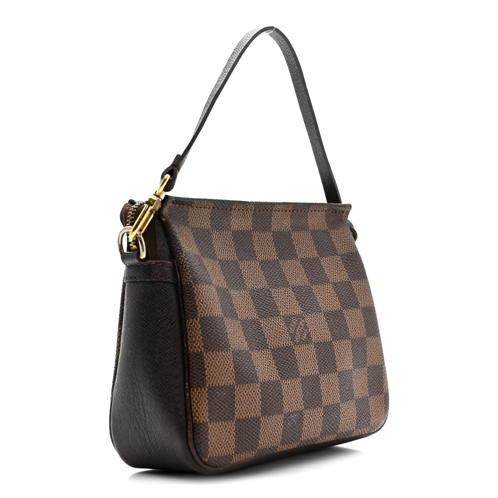 Louis Vuitton Damier Ebene Trousse Make Up Bag Pochette