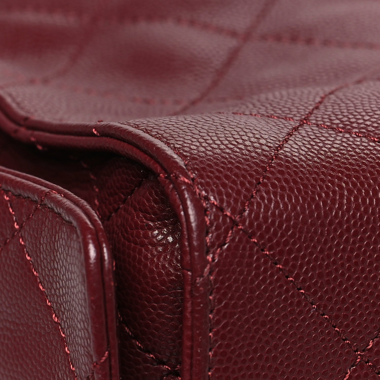 Chanel Caviar Quilted Medium Chanel 25 Handbag Burgundy