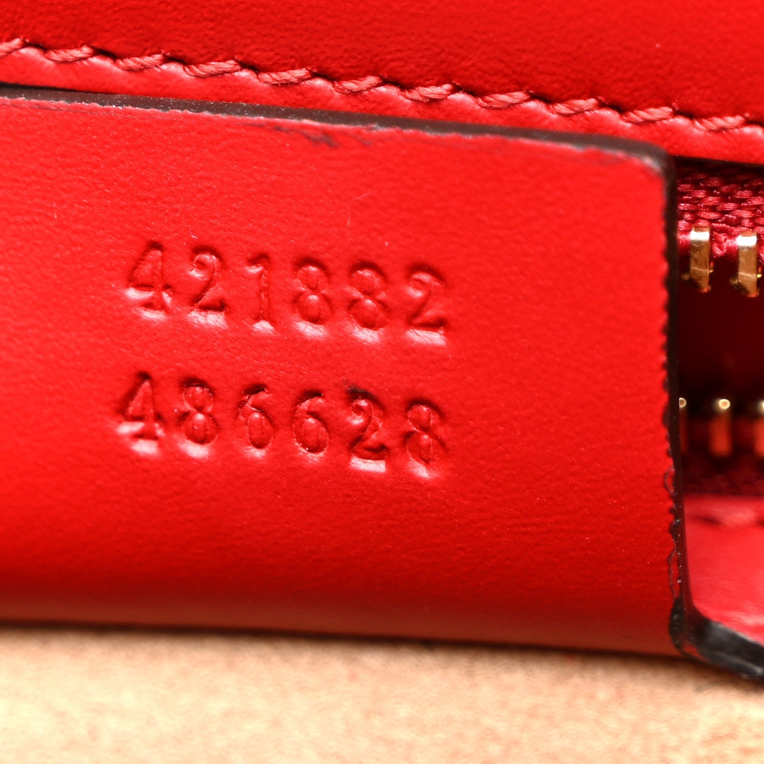 Gucci Calfskin Small Sylvie Shoulder Bag Hibiscus Red