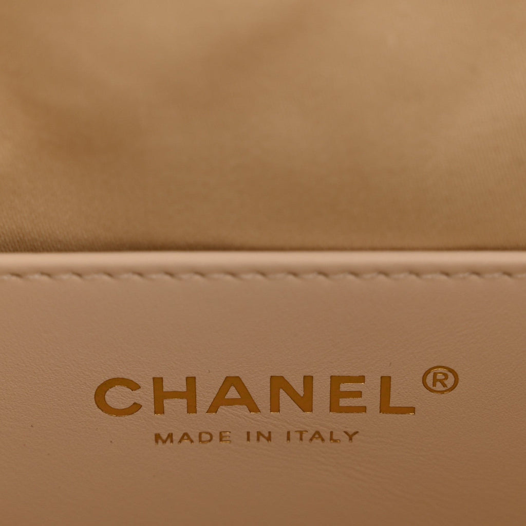 Chanel Caviar Quilted Small Chanel 25 Handbag White