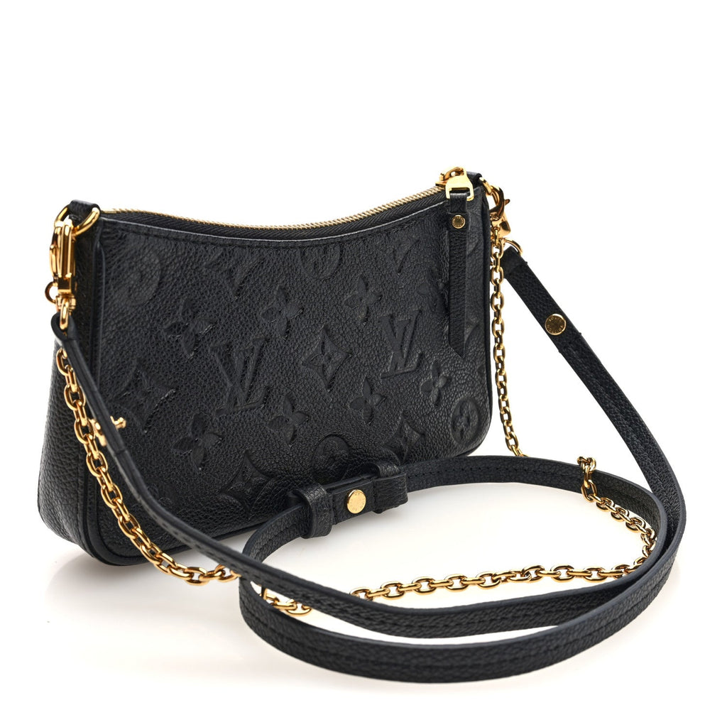 Louis Vuitton Empreinte Easy Pouch On Strap Black