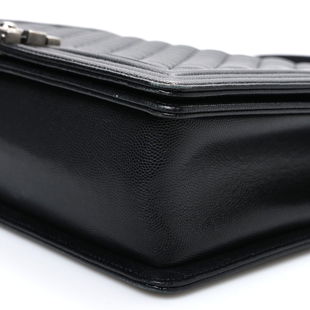 Chanel Caviar Quilted Large Boy Flap Black